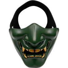 Halloween Horror Skull Half Mask Tactical Airsoft Paintball Mask Protective Hunting Half Masks MA91OD