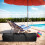 Parasol Storage Bag, Foldable with Strap, Protector for Beach, Patio, Black (140x20x20cm) Ref: 1182 2