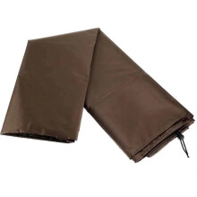 Garden Patio Umbrella Rain Cover Polyester Canopy Protective Cover Bag Outdoor Rain Gear Accessories for Large Umbrellas 260x70cm Brown