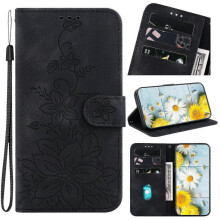 (Black) Oppo Find X3 Neo Flip Wallet Case Premium PU Leather Cover with Card Holder for Find X3 Neo
