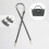 (Light Grey) Adjustable Shoulder Strap with Crossbody PU Leather Bag Accessory in Sasanqua White Color 5