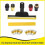 Karcher Window Nozzle and Scraper Kit Compatible with SC2 SC3 SC4 SC5 CTK10 and CTK20 1