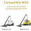Karcher Window Nozzle and Scraper Kit Compatible with SC2 SC3 SC4 SC5 CTK10 and CTK20 3