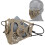 Half Face Mask for Men and Women, Removable/Reusable,, Foldable, Brown 1