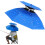 AngelschirmHut – headmounted outdoor umbrella, doublelayered, black 5