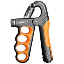 (Orange A) Adjustable Wrist Strength Trainer for 5-100 KG Grip Strength with Resistance and Gym Training Hand Gripper