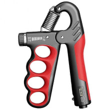 (Red A) Adjustable Wrist Strength Trainer for 5-100 KG Grip Strength with Resistance and Gym Training Hand Gripper
