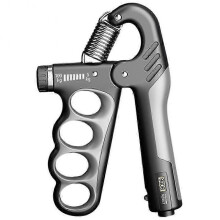 (Grey A) Adjustable Wrist Strength Trainer for 5-100 KG Grip Strength with Resistance and Gym Training Hand Gripper