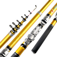 Telescope fishing rod Carbon fiber Telescopic spinning reel 3.0m Blue