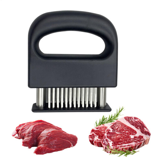 Fleisch  Tender  Needle, Stainless Steel Meat penetrating tenderizing Gadget