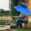 Fishing Umbrella Hat  Double Layer Black Glue Rainproof Head Umbrella, Blue Ref: 3535 2