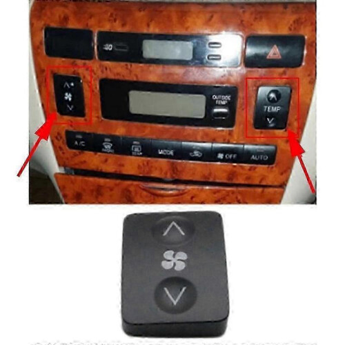 Control Button for Toyota Corolla 2002-2007 Air Conditioning Panel Switch Cover 1