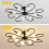 Semi Flush Ceiling Lights, Modern Sputnik Chandeliers Pendant Lighting 3