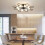 Semi Flush Ceiling Lights, Modern Sputnik Chandeliers Pendant Lighting 8