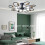 Semi Flush Ceiling Lights, Modern Sputnik Chandeliers Pendant Lighting 7