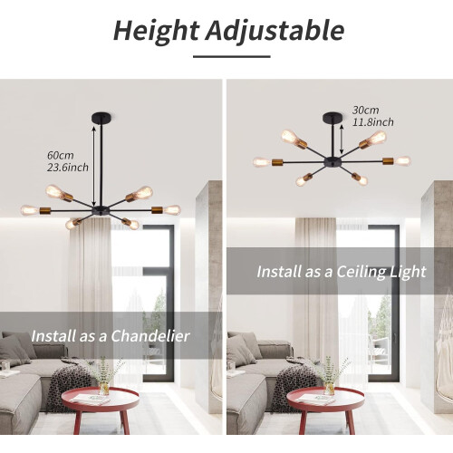 Chandeliers Ceiling Light Fixture Industrial Pendant Light for indoor 1