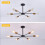 Chandeliers Ceiling Light Fixture Industrial Pendant Light for indoor 6