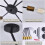 Chandeliers Ceiling Light Fixture Industrial Pendant Light for indoor 5