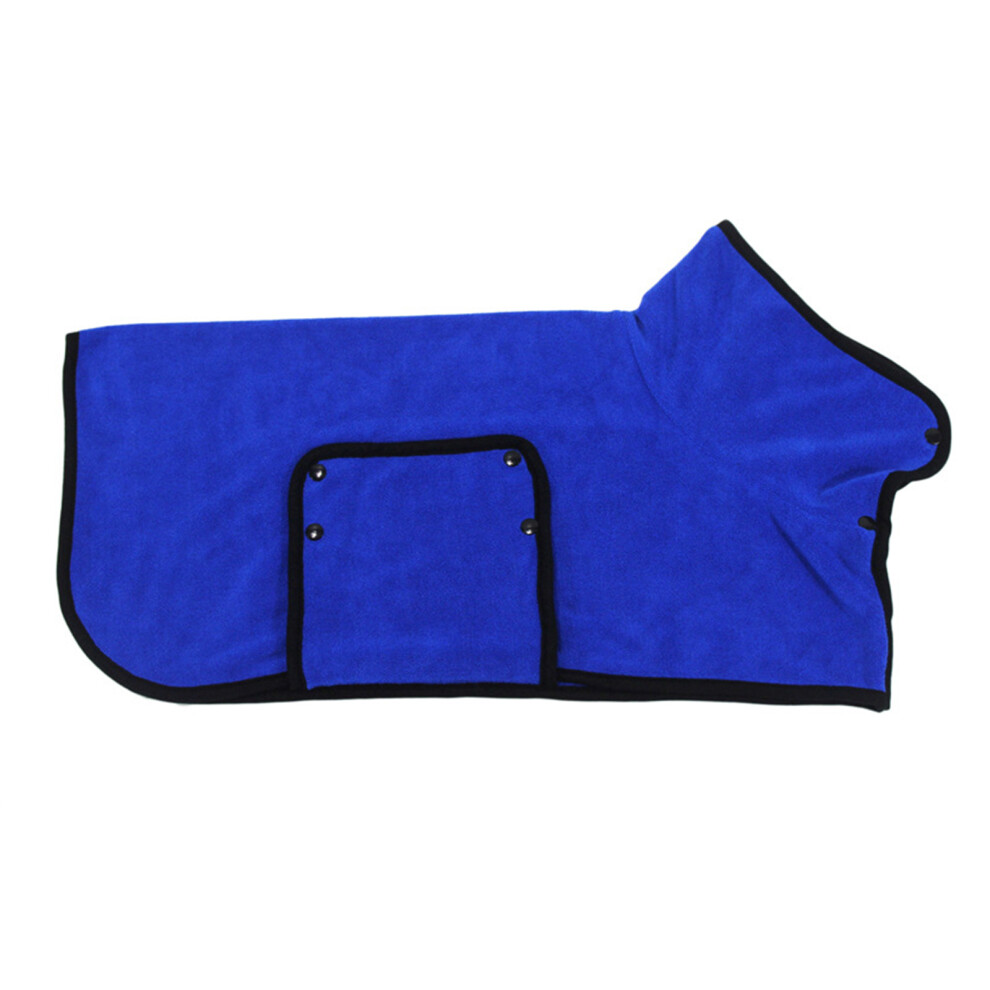 Blue S Pet Bath Towel Microfiber Dog Bathrobe Absorbent Cat Towel Cross-border Pet Supplies-image-OPC-PJ269V2-NEW