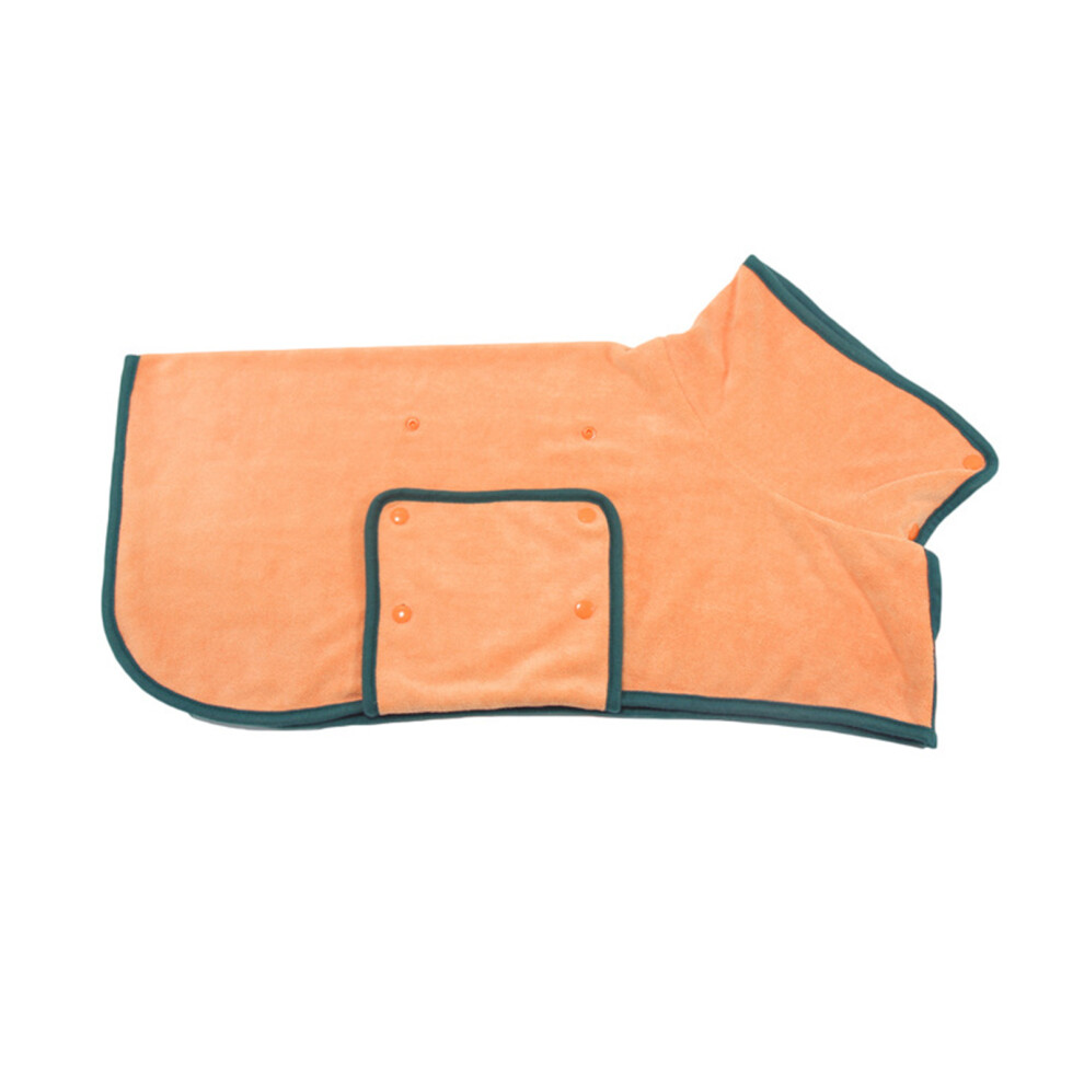 Orange S pet bath towel microfiber dog bathrobe absorbent cat towel cross-border pet supplies-image-OPC-PJ269TS-NEW