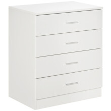 4-Drawer Storage Chest with Anti-Tip Design for Kids' Rooms