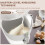 1300W 4.5L Kitchen Mixer - 6 Speeds, Whisk & Beater 6