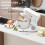 1300W 4.5L Kitchen Mixer - 6 Speeds, Whisk & Beater 5