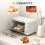 9L Electric Grill with Adjustable Temp & Timer, 750W 4