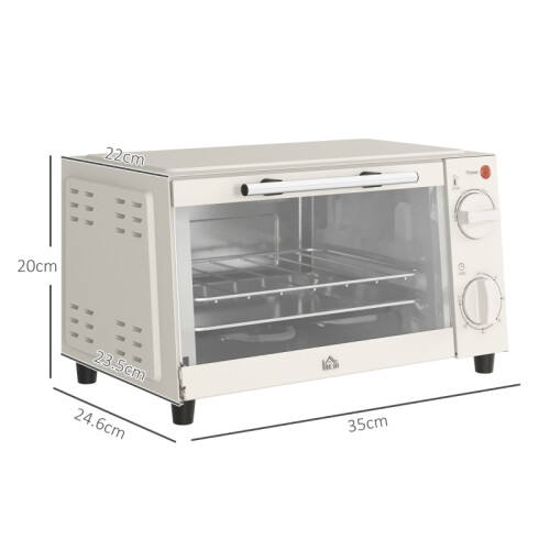 9L Electric Grill with Adjustable Temp & Timer, 750W 2