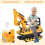 Ride-On Excavator Toy for Kids - Movable Construction Truck 5