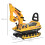 Ride-On Excavator Toy for Kids - Movable Construction Truck 3