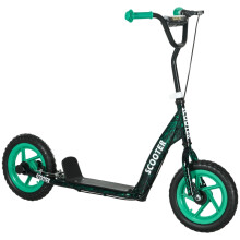 Adjustable Kids Scooter with Non-slip Footplate & Brake-Green
