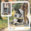 Foldable Pet Stroller for Dogs with Cup Holder & Basket 3