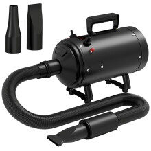 2200W Dog Hair Dryer with Adjustable Temp & 3 Nozzles