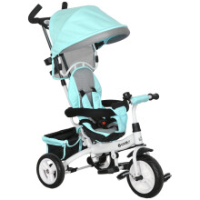 6-in-1 Kids Trike with Canopy & Safety Features for Ages 1-5-Green