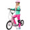 Pink Kids Scooter with Adjustable Handlebar & Dual Brakes 2