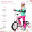 Pink Kids Scooter with Adjustable Handlebar & Dual Brakes 5