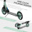 Adjustable Folding Kick Scooter for Ages 14+, Dual Brake 6