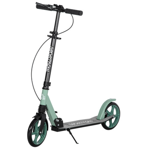 Adjustable Folding Kick Scooter for Ages 14+, Dual Brake