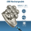7D Magnetic Bald Shavers for Men Detachable Shaver Heads 6
