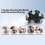 7D Rotary Shavers for Bald Men, Waterproof IPX7, Grooming Kit 4