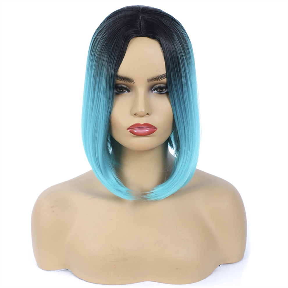 Exogio Fashion Wig Hair Middle Parted Ladies Covering,G