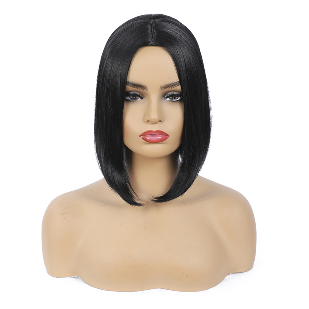 Exogio Fashion Wig Hair Middle Parted Ladies Covering,A