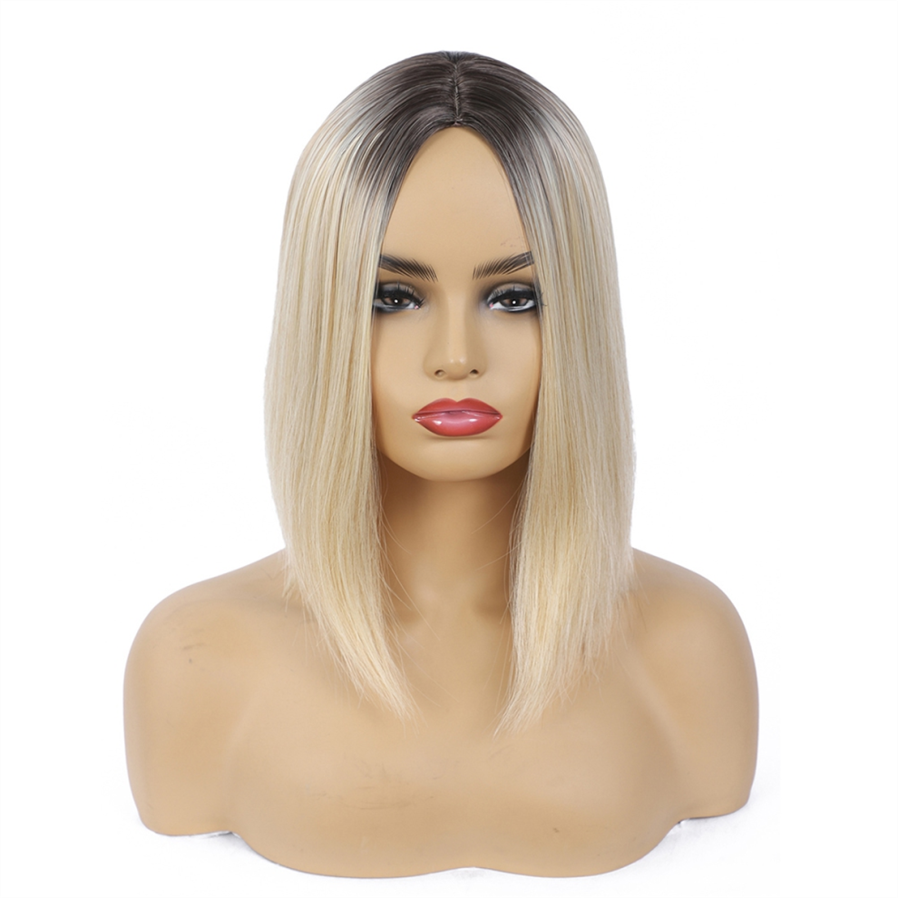 Exogio Fashion Wig Hair Middle Parted Ladies Covering,J