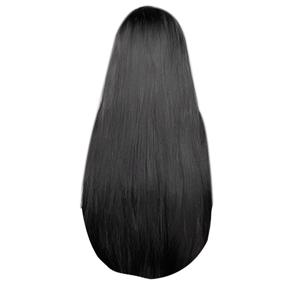 Exogio Long Water Wave Wig With Bangs Silky For Women Daily -C