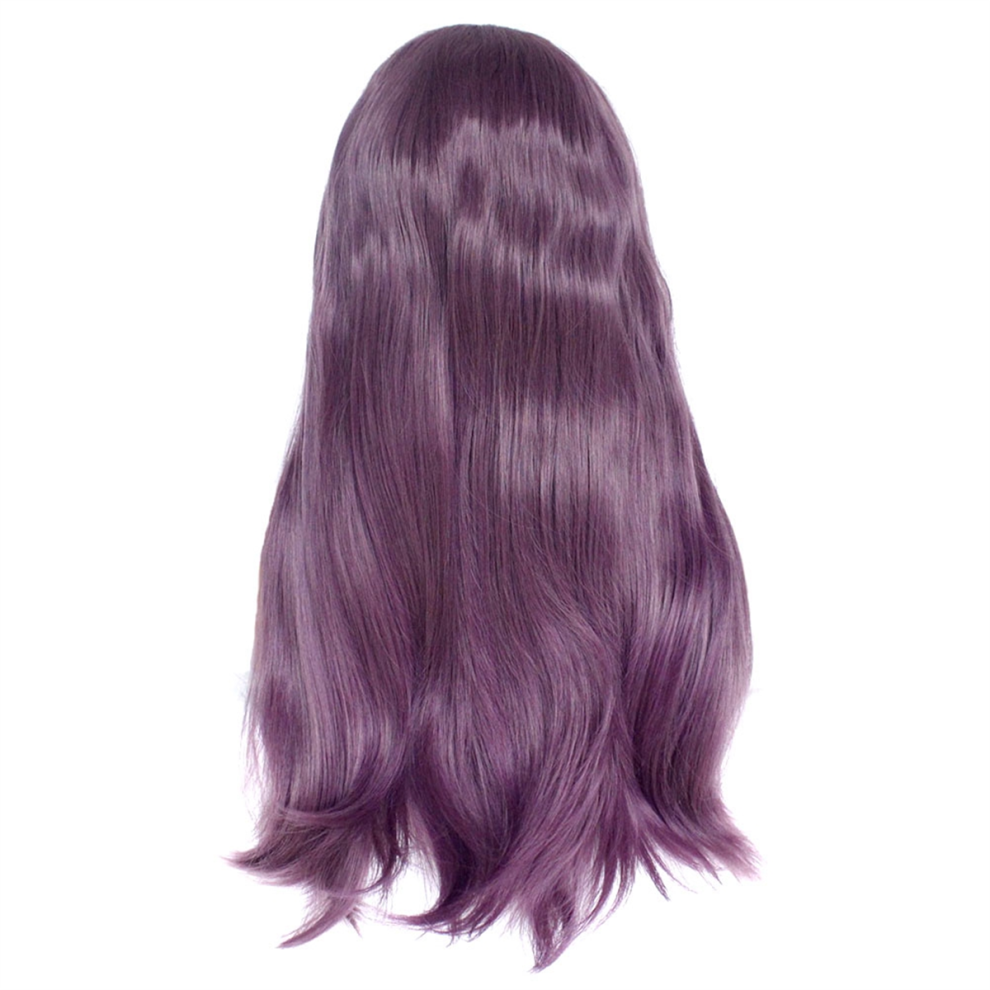 Exogio 24 Inches Front Lace Wig Synthetic Long Wave Wigs For Women