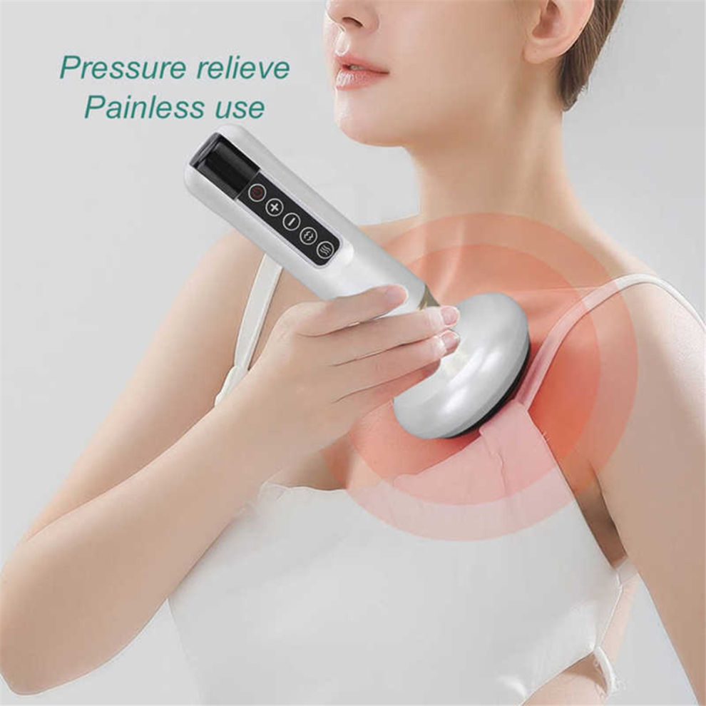Exogio Electric Guasha Massager 12 Suction Gears Steel Balls White