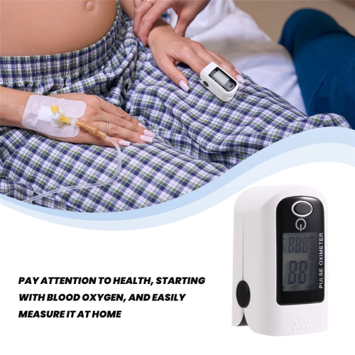Finger Clip Oximeter Bluetooth Digital Black 2