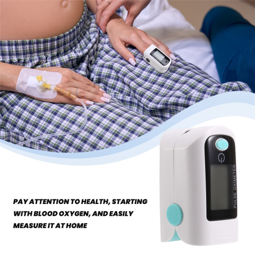 Finger Clip Oximeter Bluetooth Digital Blue 2