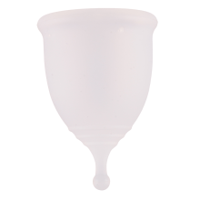 ANYTIME Women Silicone Anti Leakage Menstrual Cup L Transparent